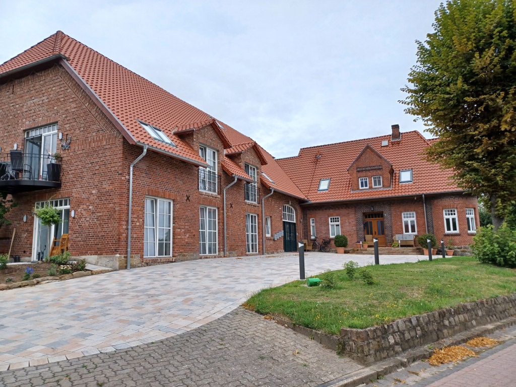 Bauernhaus nach Umgestaltung mit Hilfe von Mitteln der Dorferneuerung