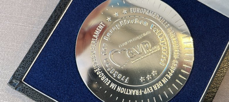 Die Europa Medaille der EVP Fraktion