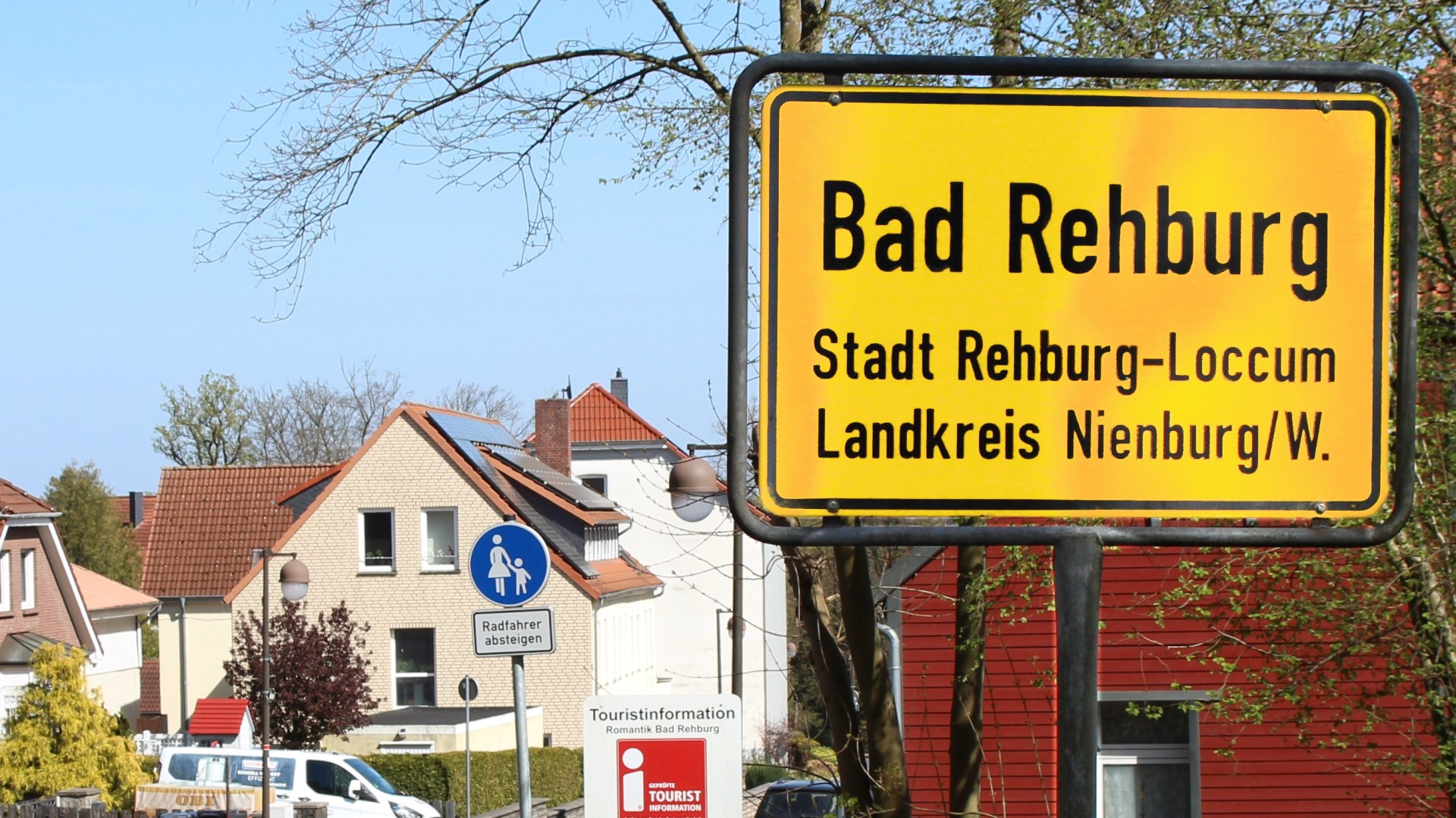 Ortsschild Bad Rehburg 