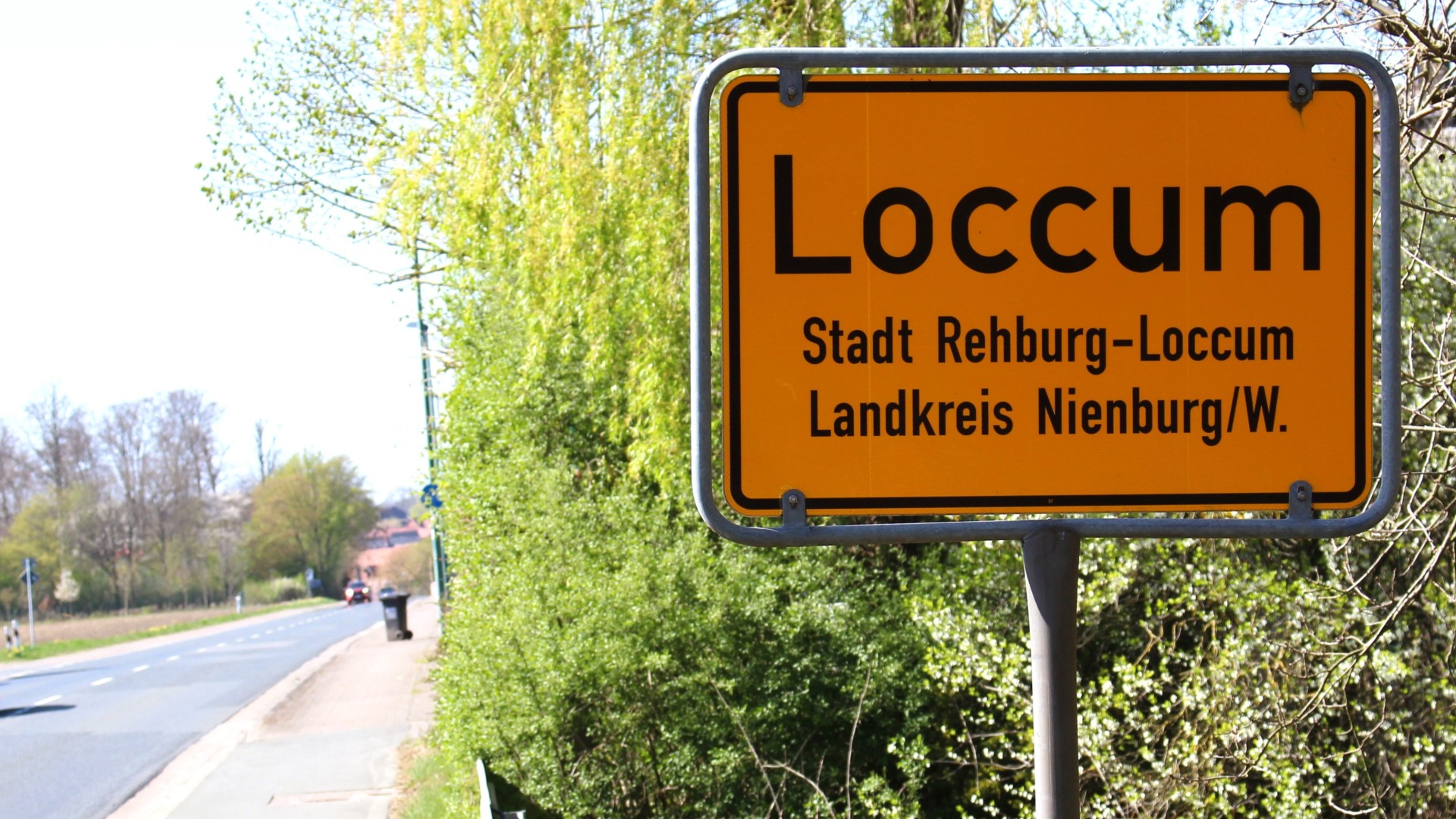 Ortsschild Loccum 