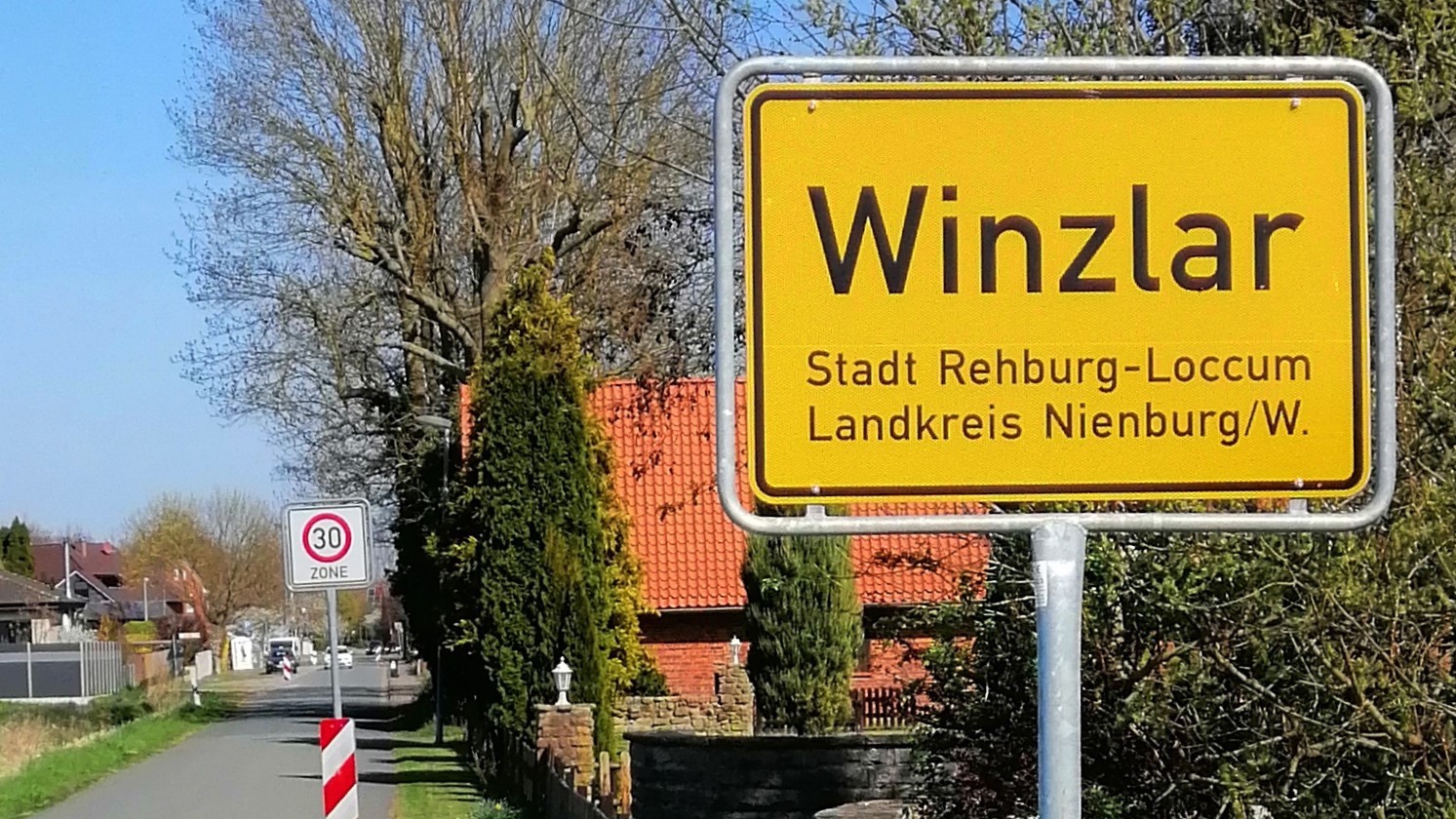 Ortsschild Winzlar