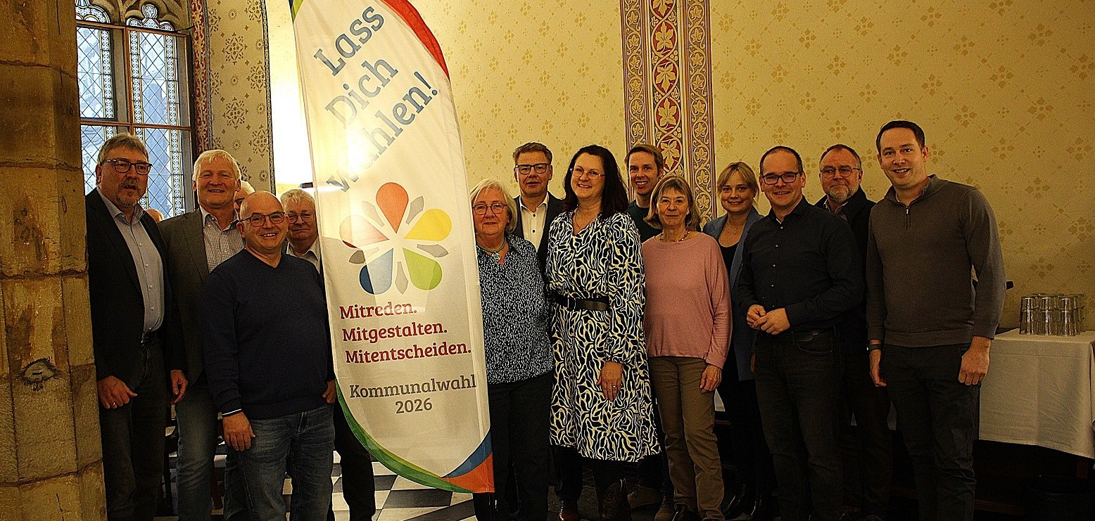 Teilnehmende des Empfangs zum Loccumer Herbstmarkt