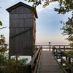 Dino-Tour Winzlarer Turm mit Blick auf das Steinhuder Meer