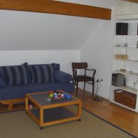 Wohnzimmer der Ferienwohnung Luther