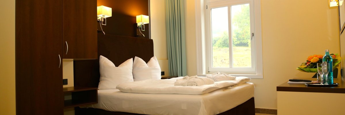 Parkhotel Bad Rehburg Ansicht eines Hotelzimmers im Park Hotel Bad Rehburg