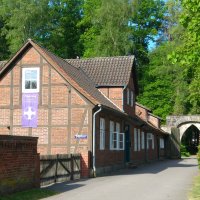 Außenansicht vom Pilgerhaus Kloster Loccum