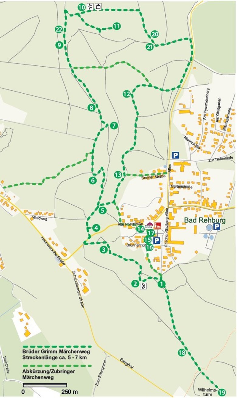 2025 Karte für den Brüder Grimm Märchenweg 2025 Karte für den Brüder Grimm Märchenweg