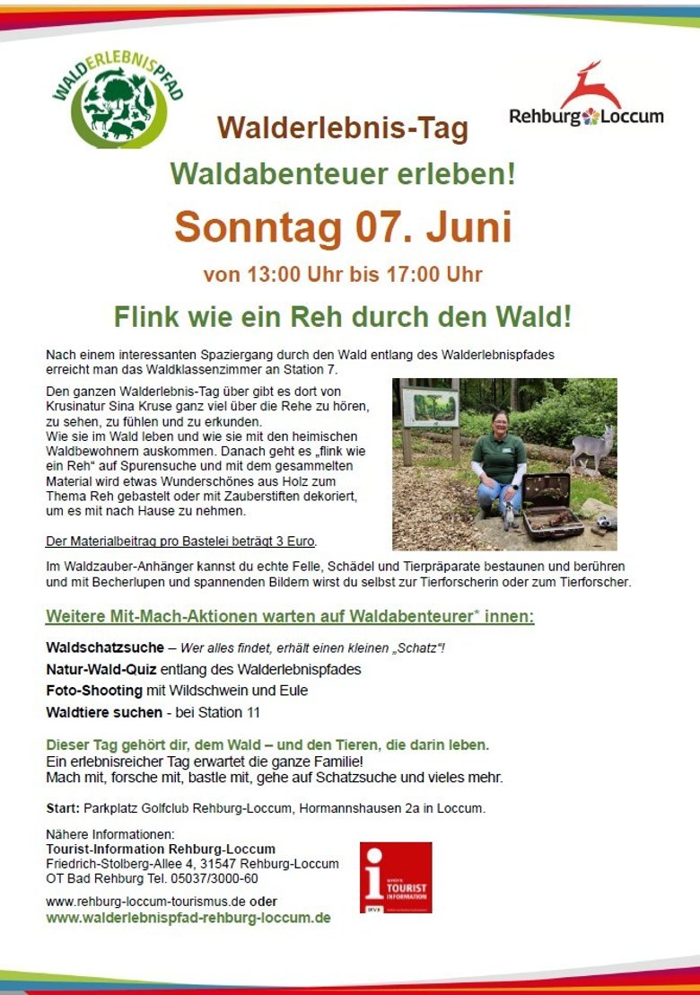 Walderlebnis-Tag mit Aktionen am 07.06.2026