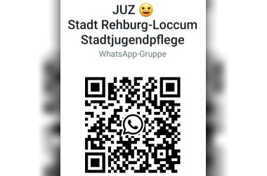 QR Code für die JUZ WhatsApp Gruppe