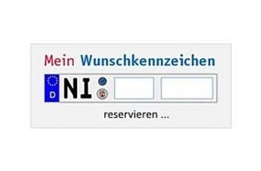 Wunschkennzeichen finden