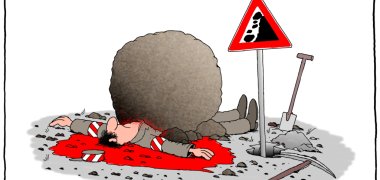 Uli Stein Cartoon Steinschlag Uli Stein Cartoon Steinschlag