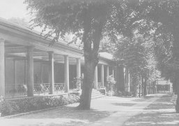 Alte Ansicht der Wandelhalle