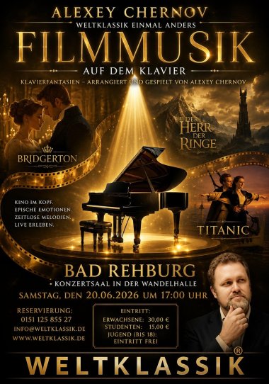 Plakat Filmmusik Weltklassik