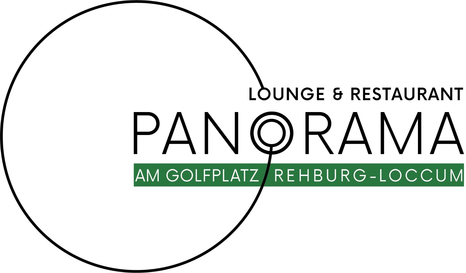 Logo Restaurant Panorama Bild