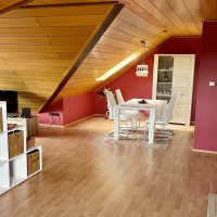 Ferienwohnung Jaschke Wohnzimmer mit Essplatz