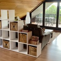 Ferienwohnung Jaschke Wohnzimmer mit Ausblick