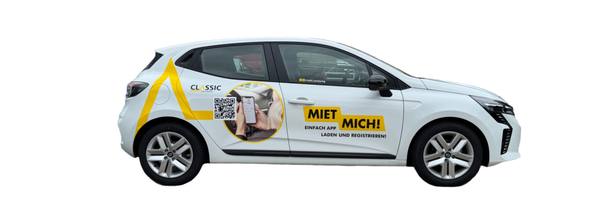 Ein CarSharing Fahrzeug von Classic