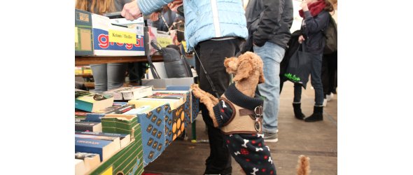 Die Bücherstände auf den Rehburg-Loccumer Märkten haben viele Liebhaber.