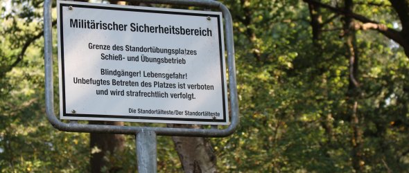 Das Betreten des ehemaligen Standortes des Tankstofflagers ist nach wie vor verboten. 