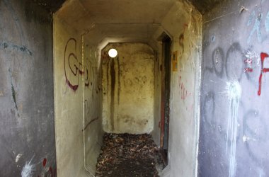 alte Gänge im Bunker