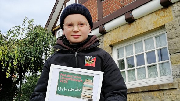 Ben hat Spaß an Plattdeutsch – ob im Wettbewerb, in der Schule oder in Rehburgs Heimatmuseum. ade