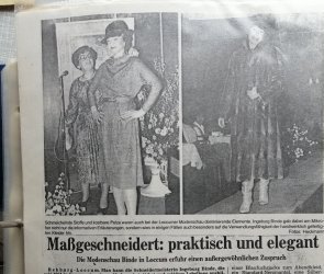 Maßgeschneidert: praktisch und elegant titelte einst die Harke.