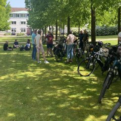 Raderlebnistag Bad Rehburg Fahrräder im Kurpark