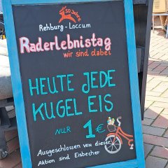 Raderlebnistag Loccum Marktcafé Eisangebot