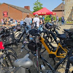 Raderlebnistag Rehburg Fahrräder am Stadtplatz