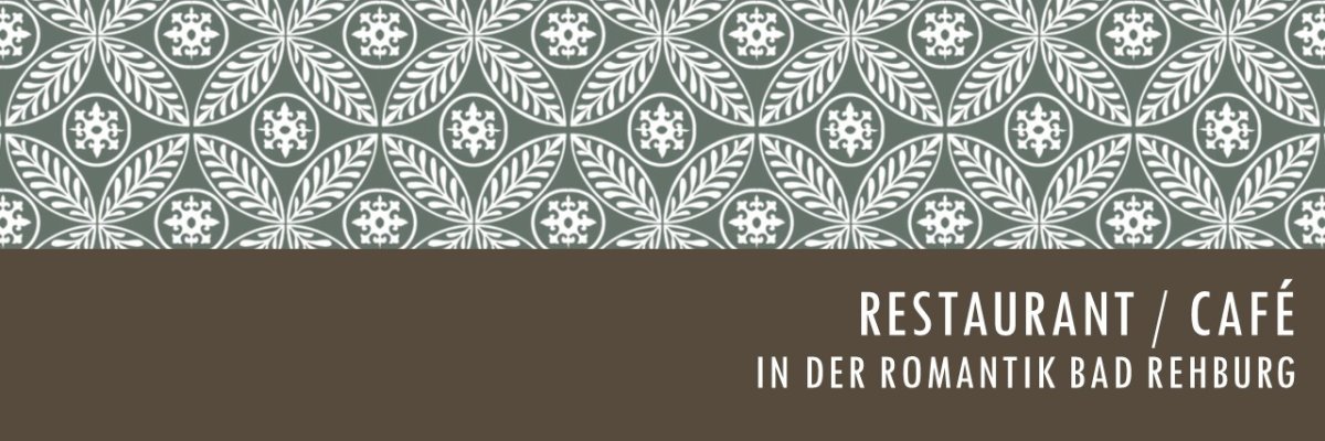 grafische Designvorlage des Exposes Gastronomie in der Romantik Bad Rehburg